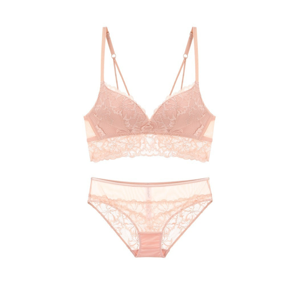 Colette | French Retro Lace Bra & Underwear Set