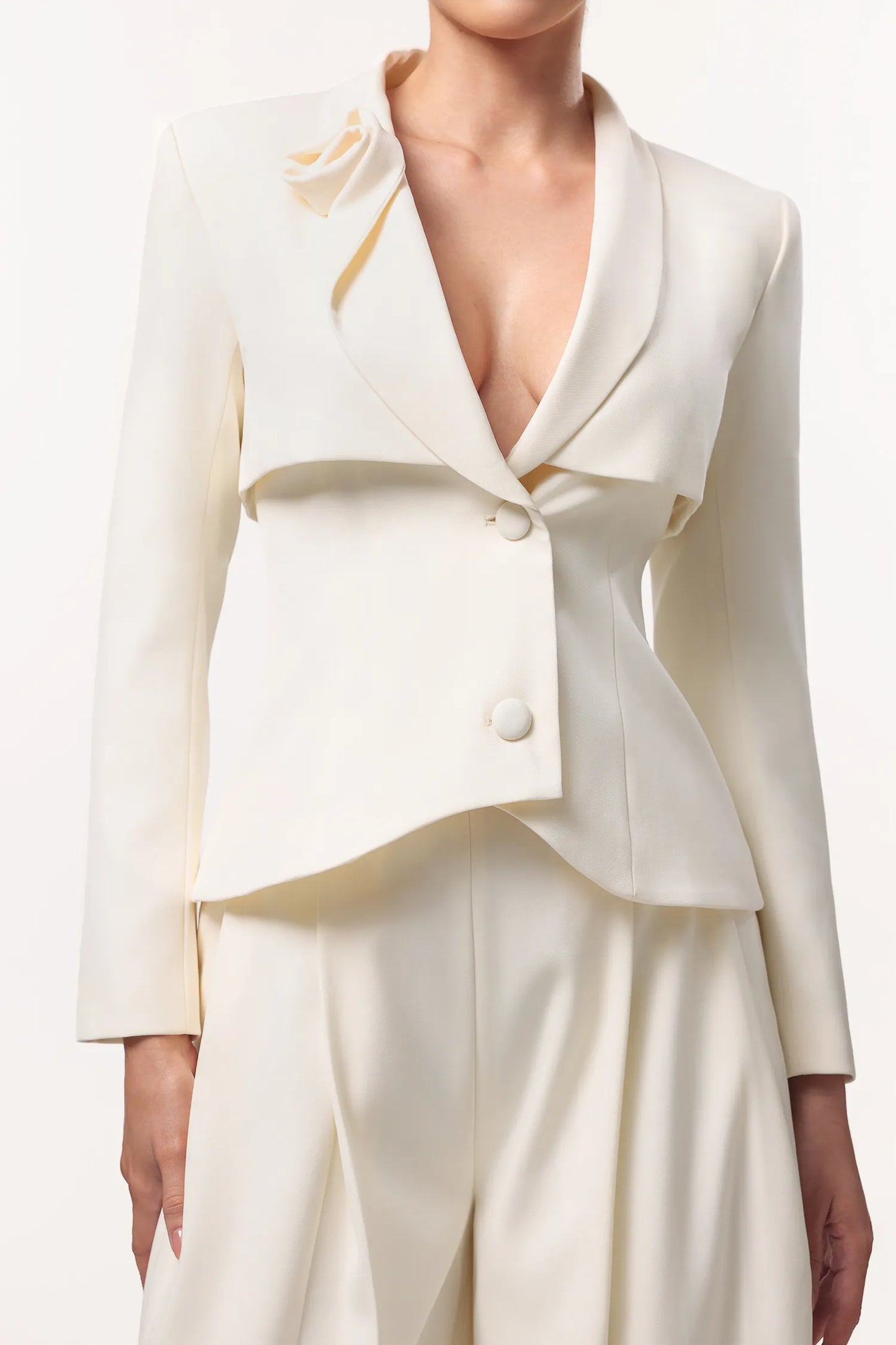 Yalia | Classic Tailored Blazer Two Piece Set
