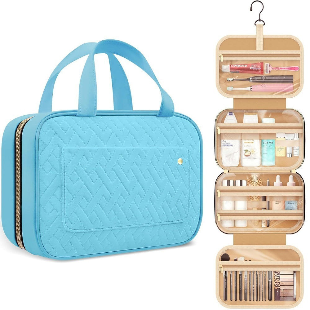 Portable Travel Toiletry | Cosmetic Bag with Hook