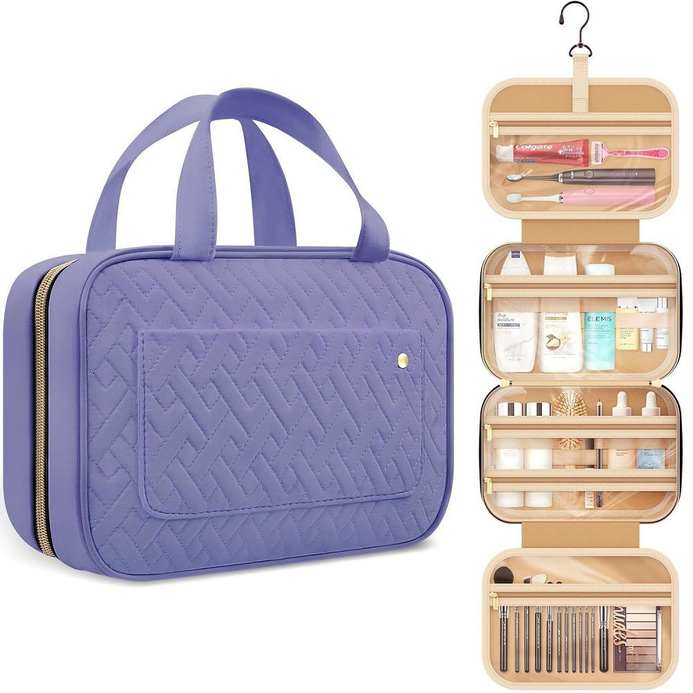 Portable Travel Toiletry | Cosmetic Bag with Hook