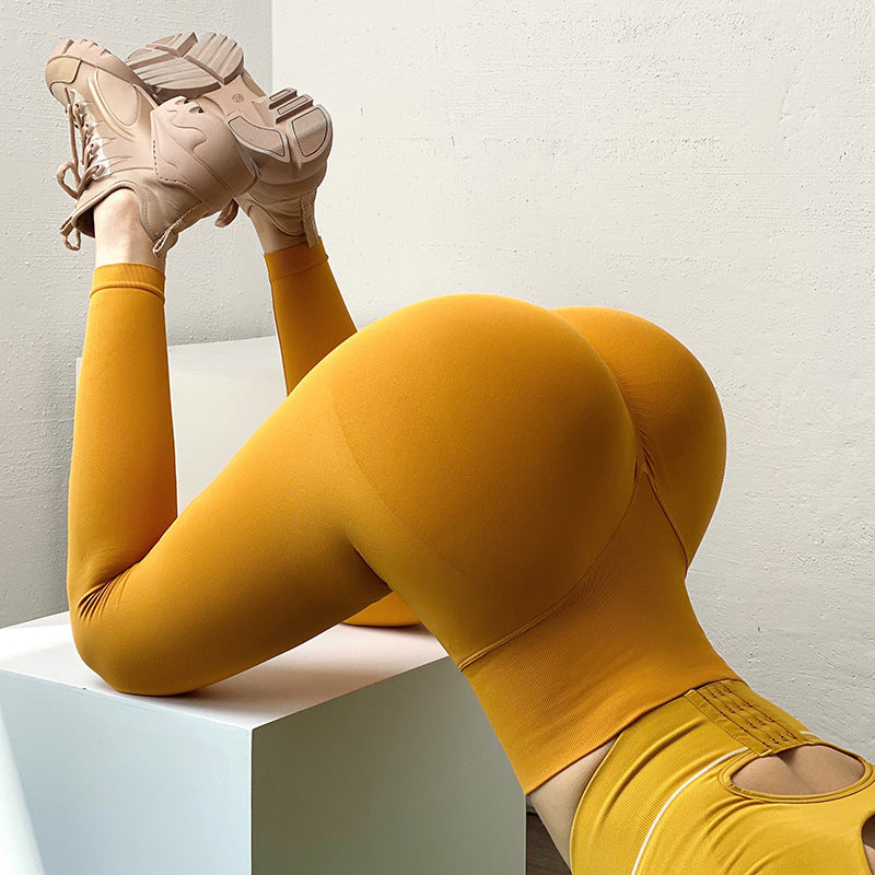 Leggings de fitness con control de abdomen para levantamiento de cadera, pantalones de yoga para correr y gimnasio para mujer