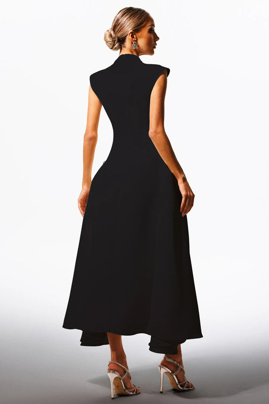 Paca | Sleeveless Swing High Waist Dress