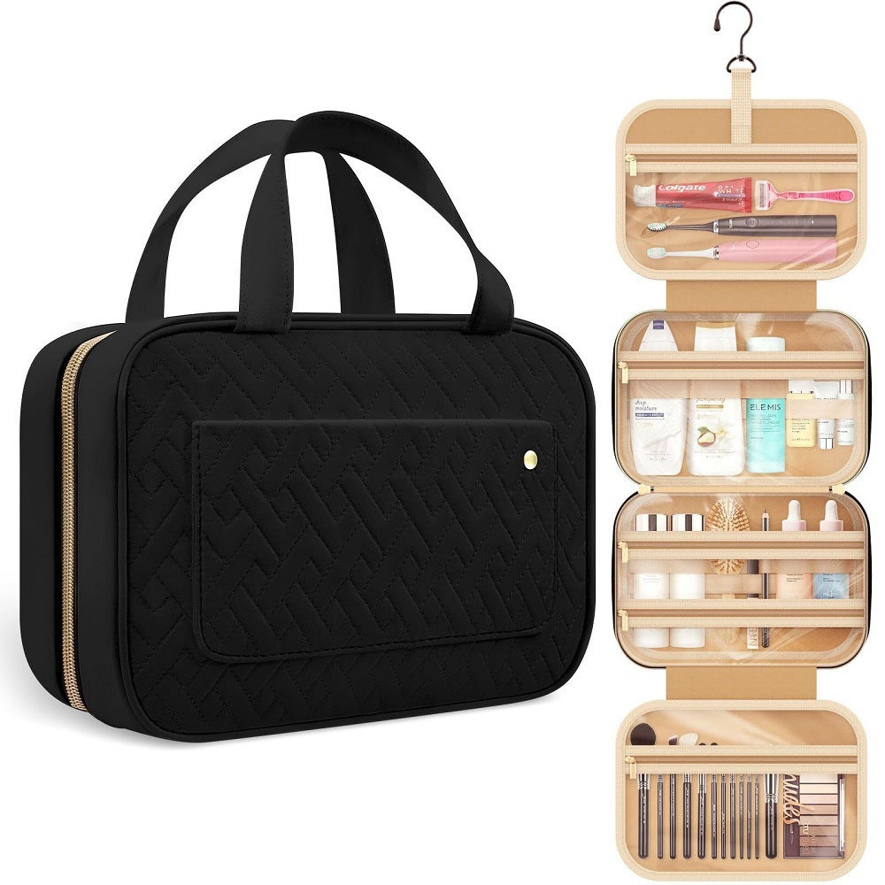 Portable Travel Toiletry | Cosmetic Bag with Hook