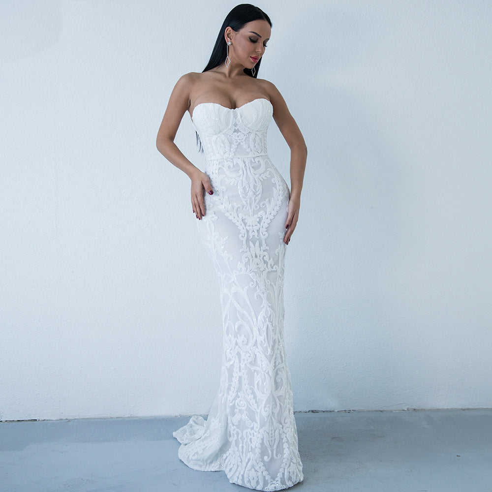 Isolde | Elegant Evening Fishtail Dress