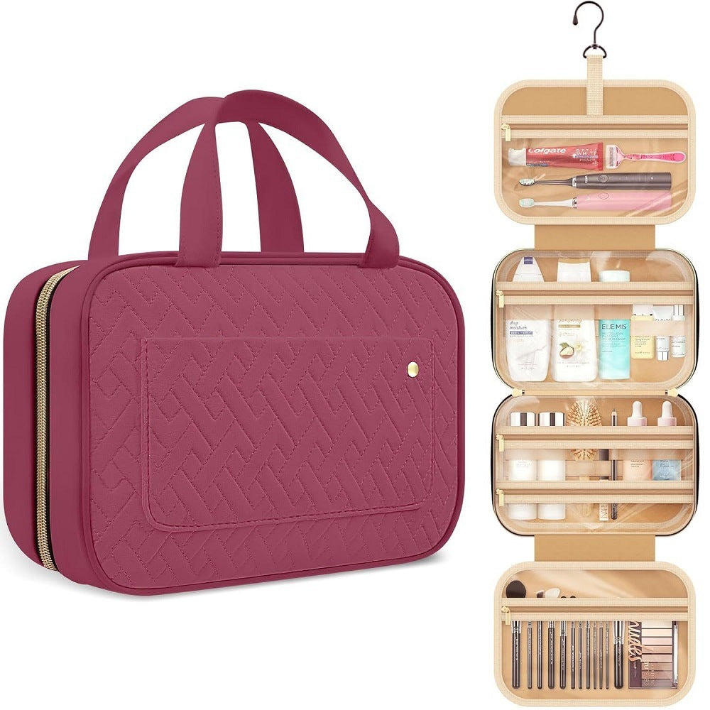Portable Travel Toiletry | Cosmetic Bag with Hook