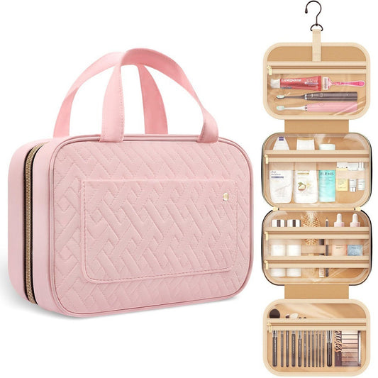 Portable Travel Toiletry | Cosmetic Bag with Hook