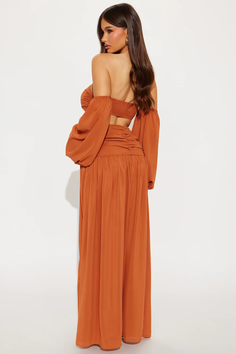 Bold & Exotic Women's Tube Top and Mid-Length Dress Set