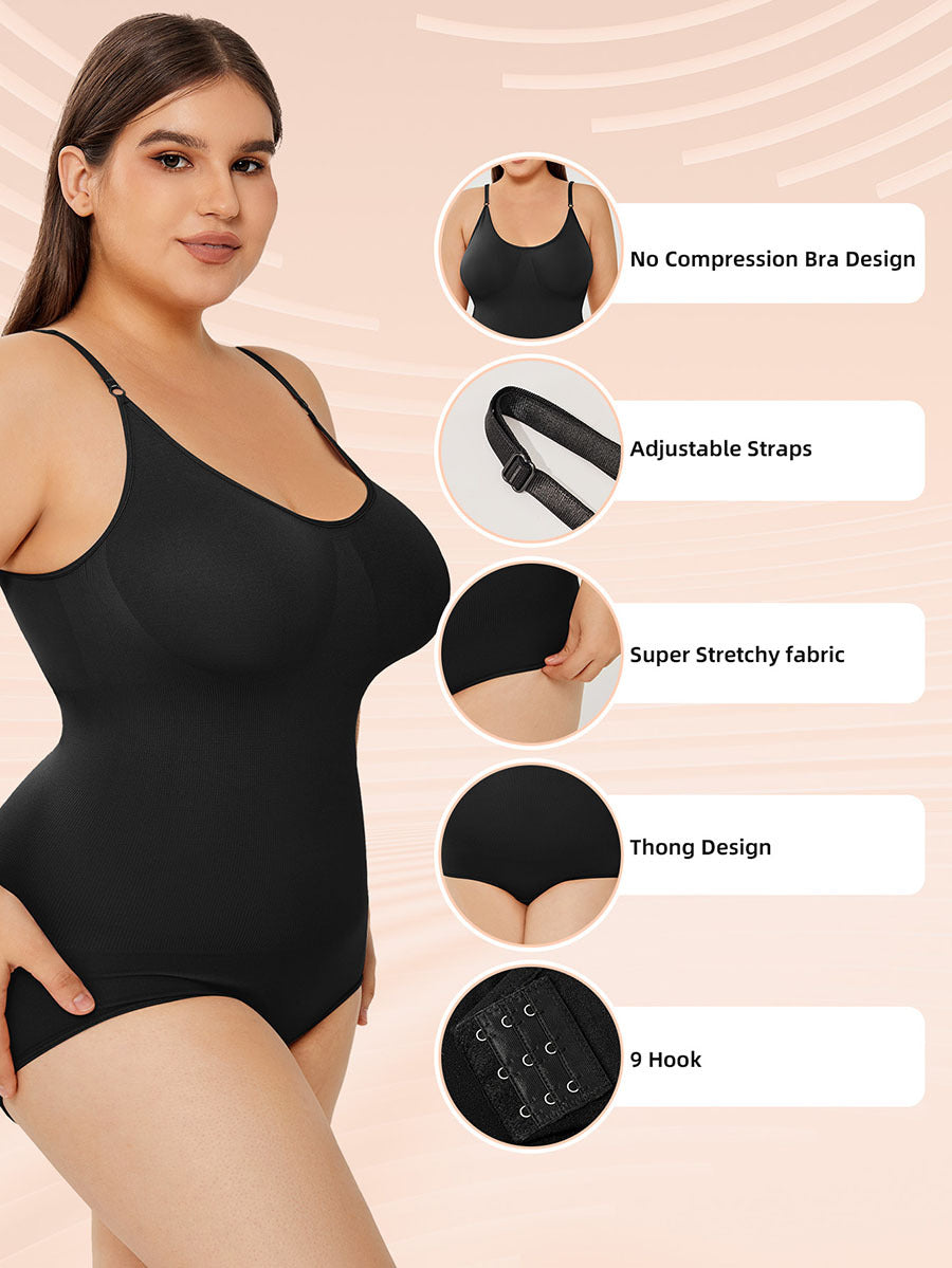 Modelador de corpo para mulheres, controle de barriga, busto cheio, modelador corporal 