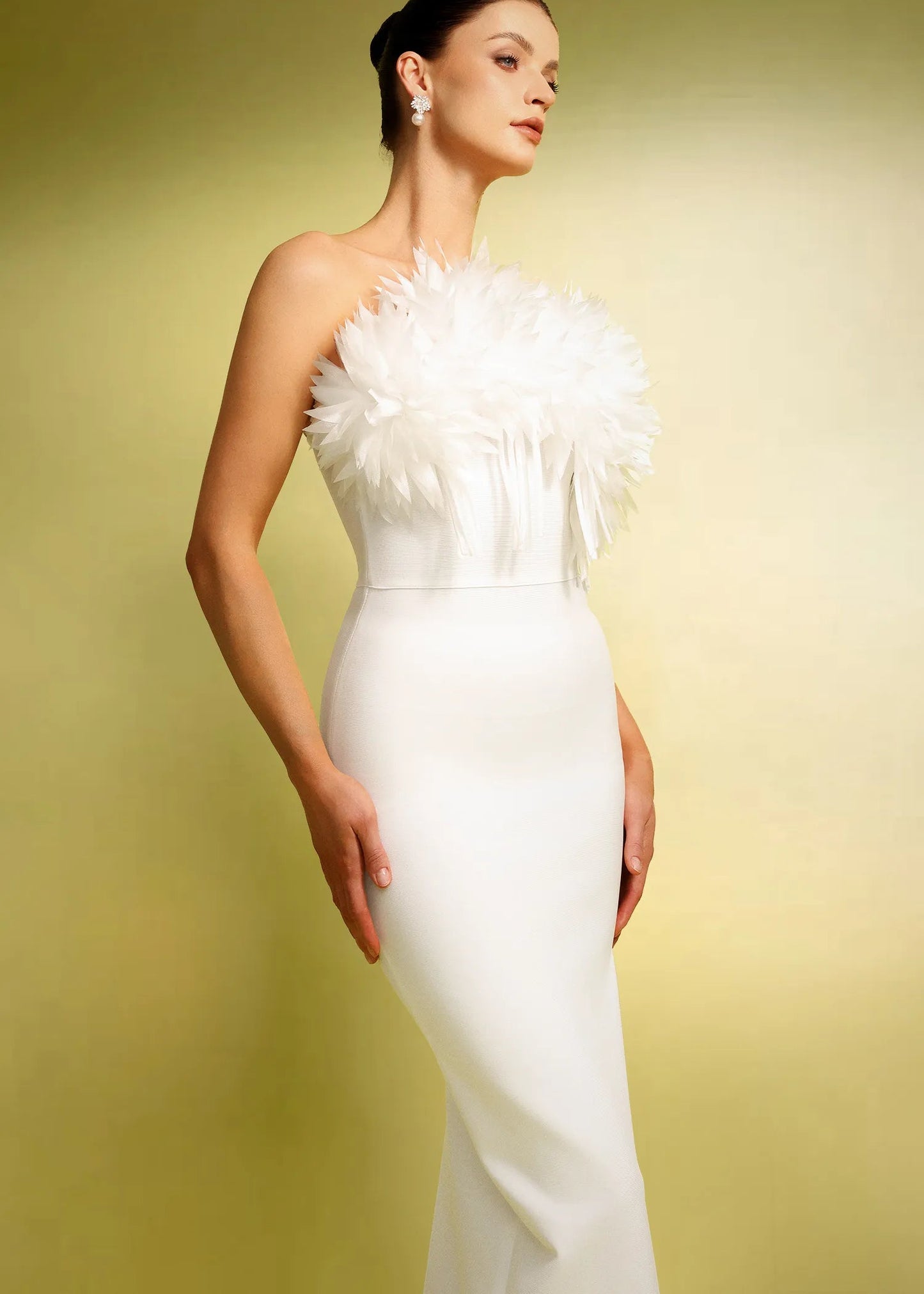 Isadora | Sleeveless Flowers Tassels Bandage Maxi Dress