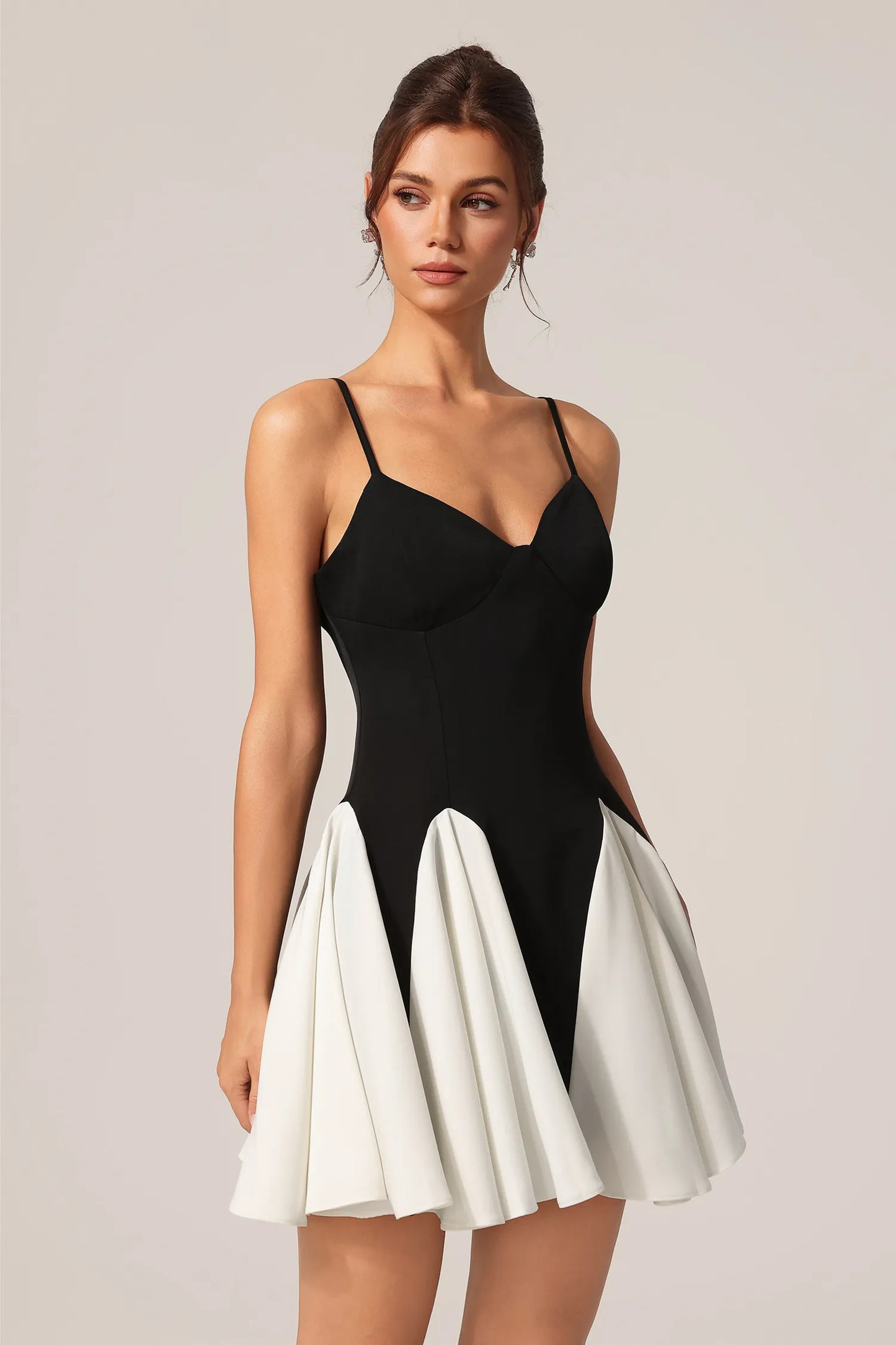 Siena | Minimalist Halter Mini Dress