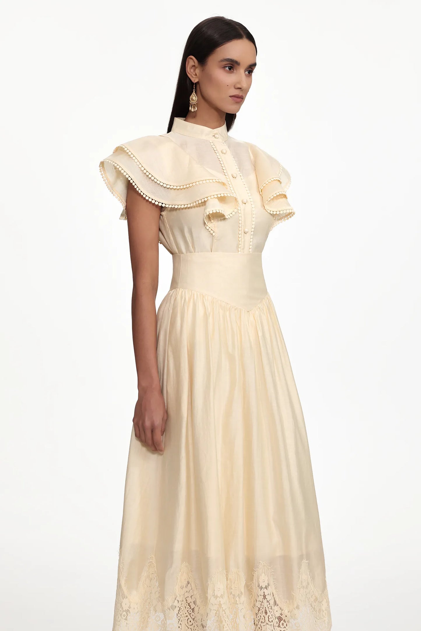 Mafalda | Flowy Ruffle Woven Top and Skirt Set