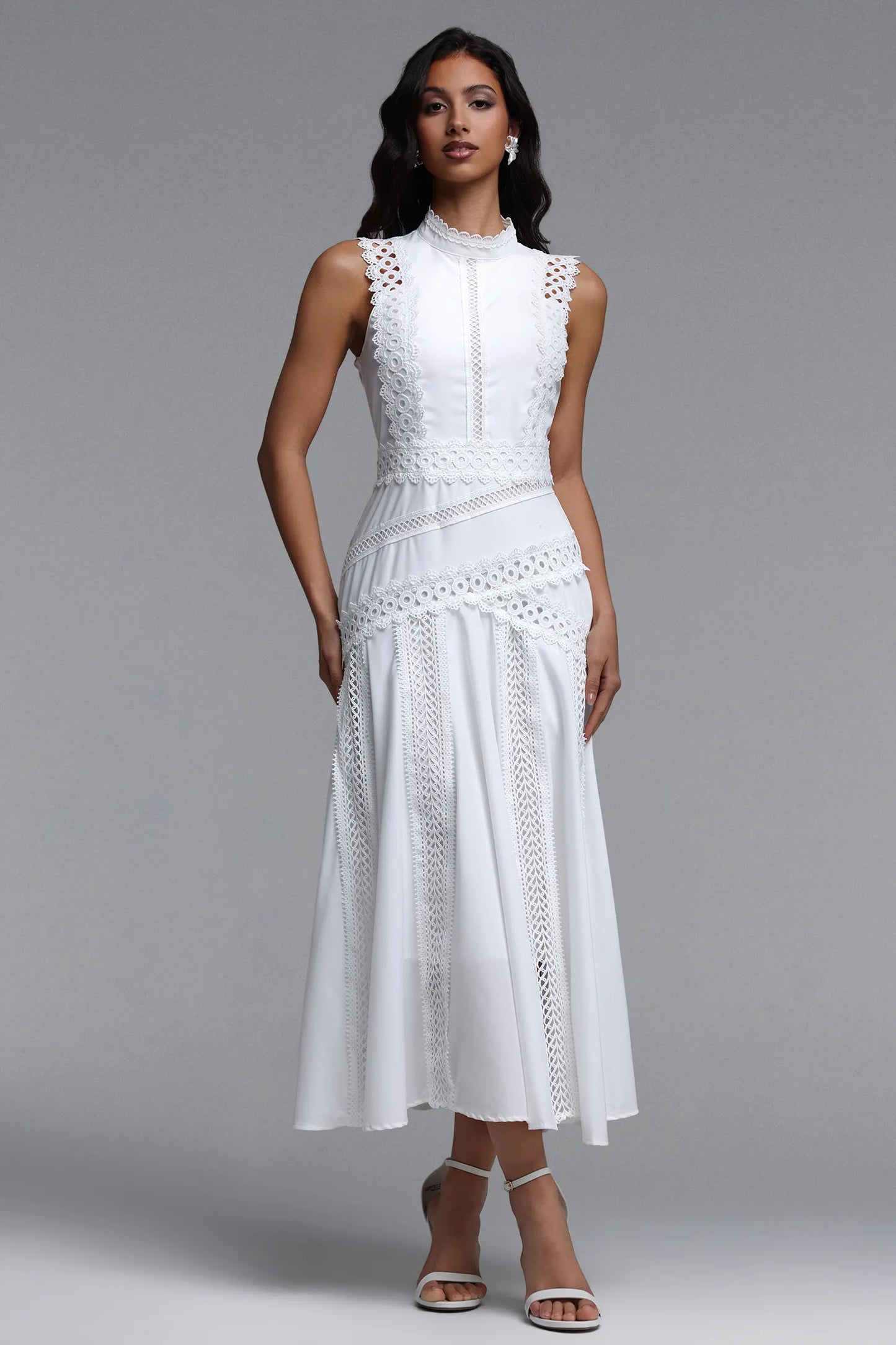 Inez | Contour Sleeveless Woven Dress