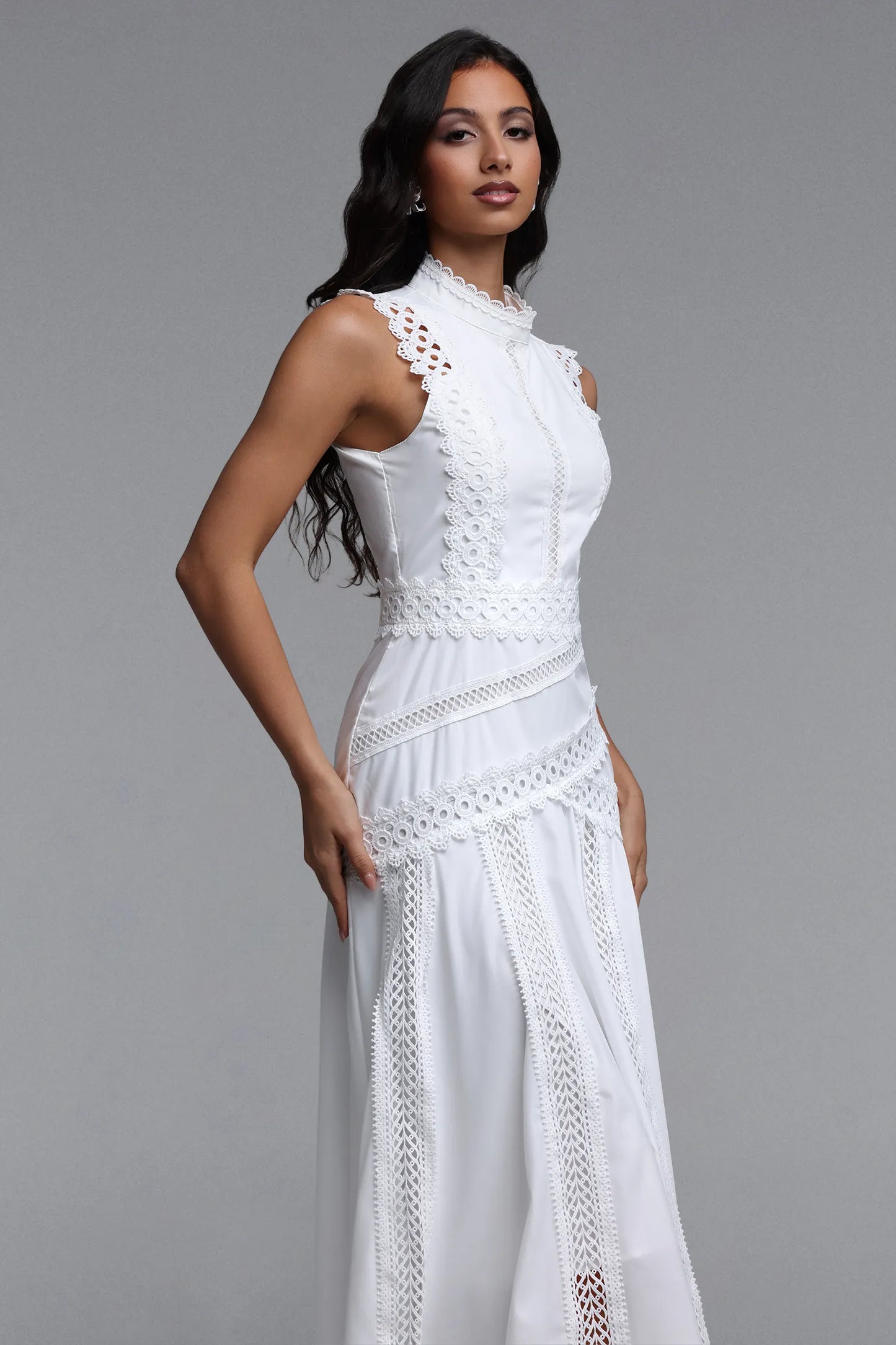 Inez | Contour Sleeveless Woven Dress