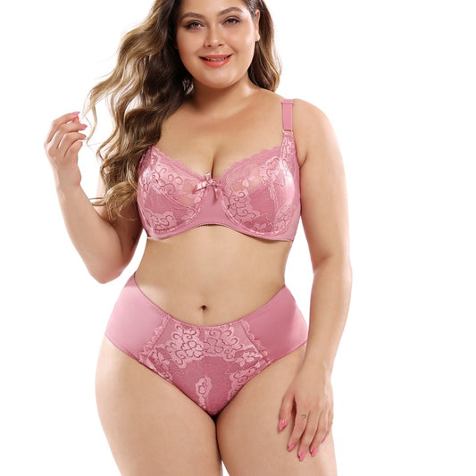 Bianca | Lace Plus Size Bra Set