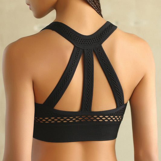 Push Up Sports Bra High Impact Running Padded Seamless Brassiere