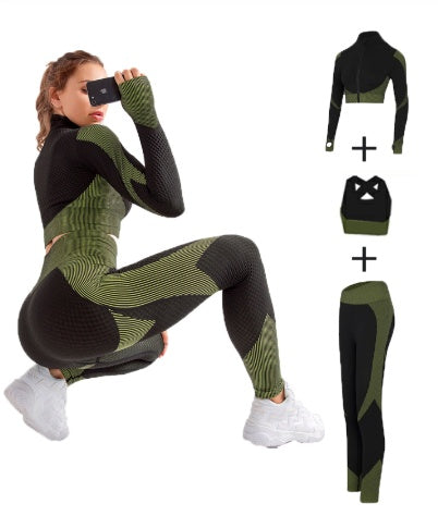 Yoga sets female sportswear suit