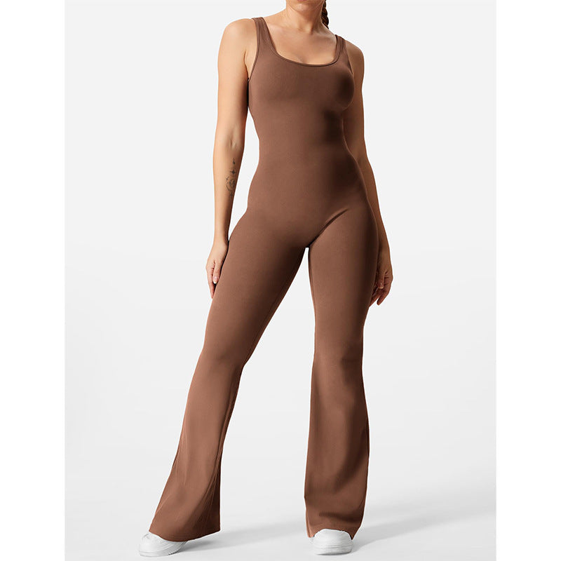Macacão Slim Fit com Elevação do Quadril e Costas Sexy