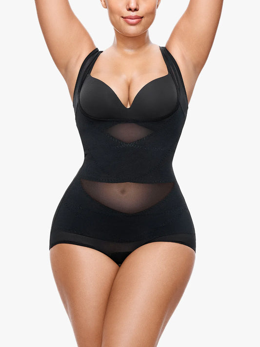 Tummy Control Mesh Slimming Girdles Shapewear Bodysuit