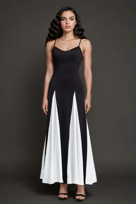Sienna | Dual-Tone Sling Dress