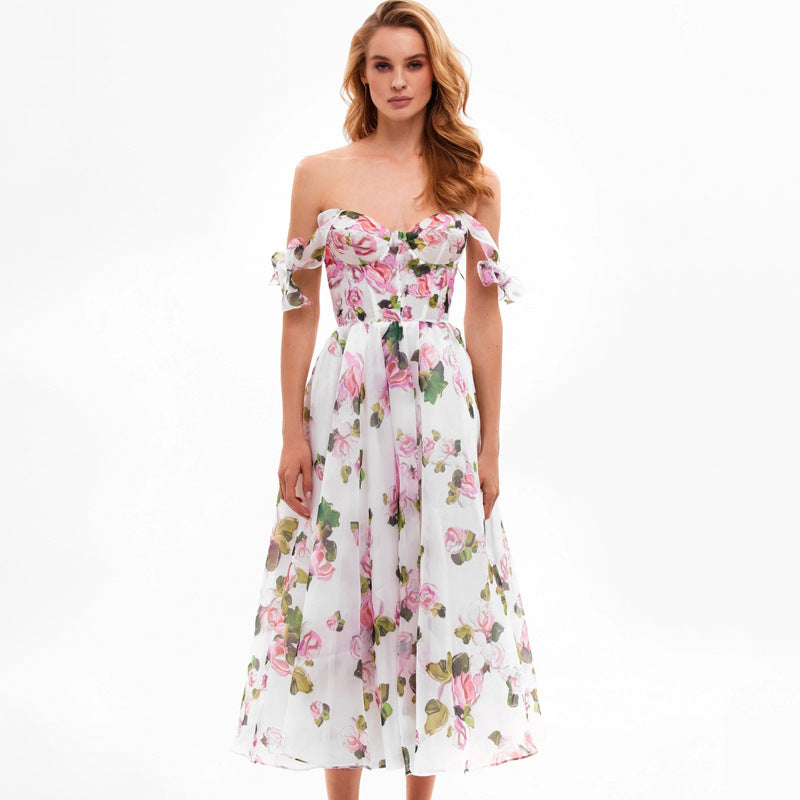 Chic and Sleek Autumn Suspender Dress