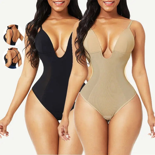 Roupas de quadril transfronteiriças, justas, sem costas, barriga, contração, cintura, modelador corporal, espartilho, peça única, costas em T, emagrecimento