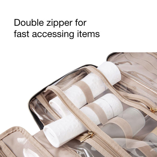 Portable Travel Toiletry | Cosmetic Bag with Hook