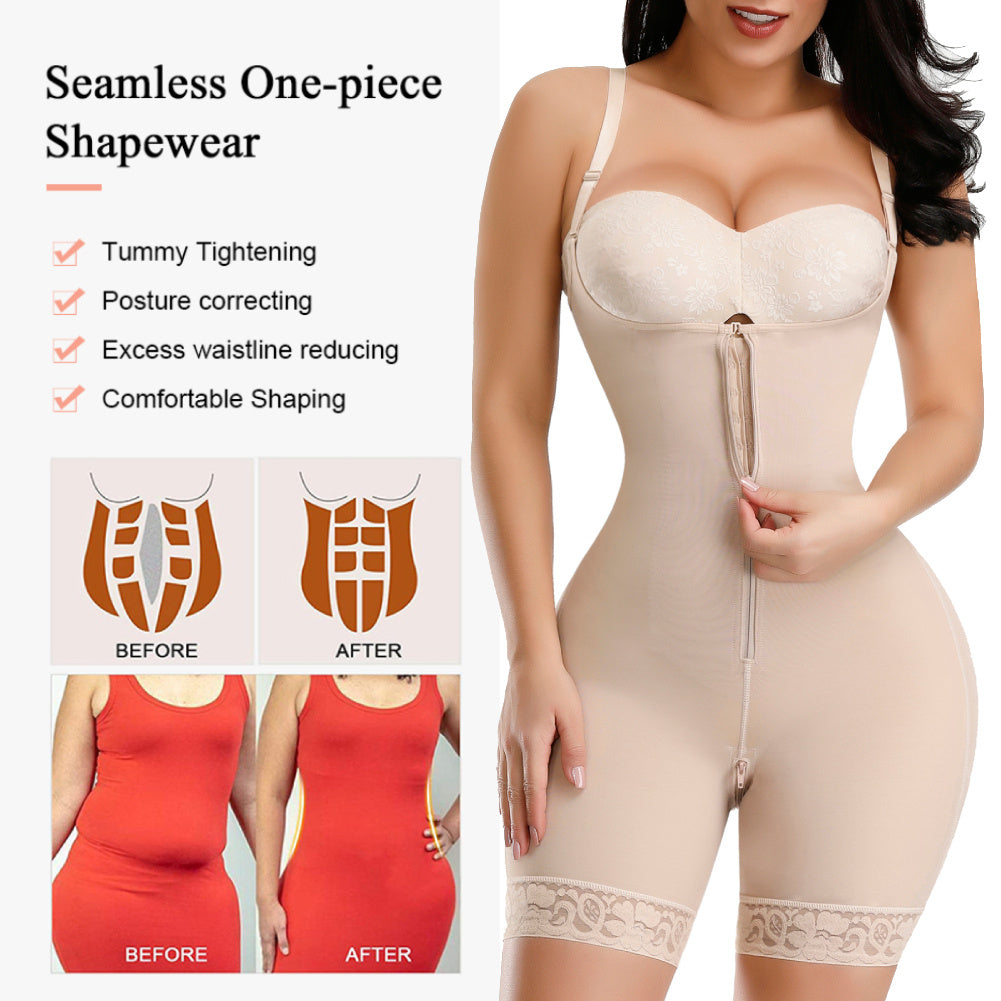 SleekFit™ Stretch Mesh Shapewear Pants with Zipper | Sculpt Your Curves in Style