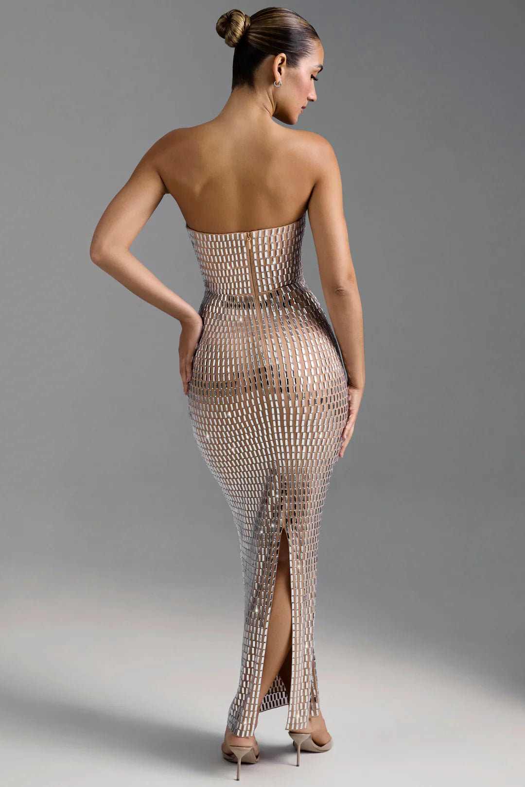 GlamTube Rhinestone Sheath Dress – Sexy, Sleek & Sparkling