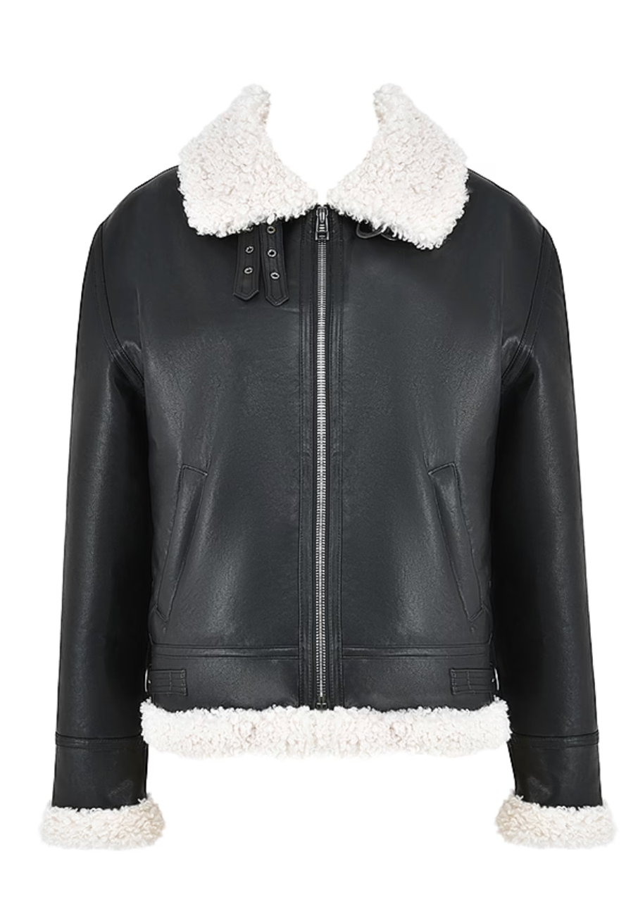 Mylene | Aviator Jacket