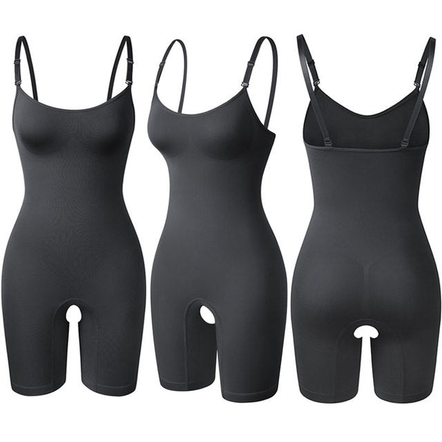 Body modelador feminino, modelador de corpo inteiro, controle de barriga, slim