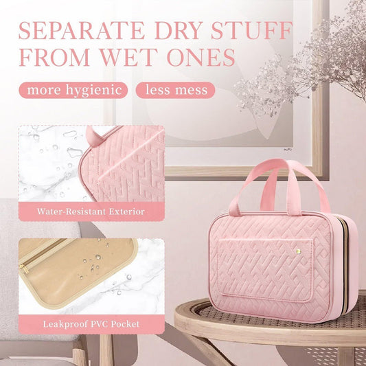 Portable Travel Toiletry | Cosmetic Bag with Hook