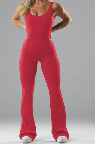Macacão Slim Fit com Elevação do Quadril e Costas Sexy