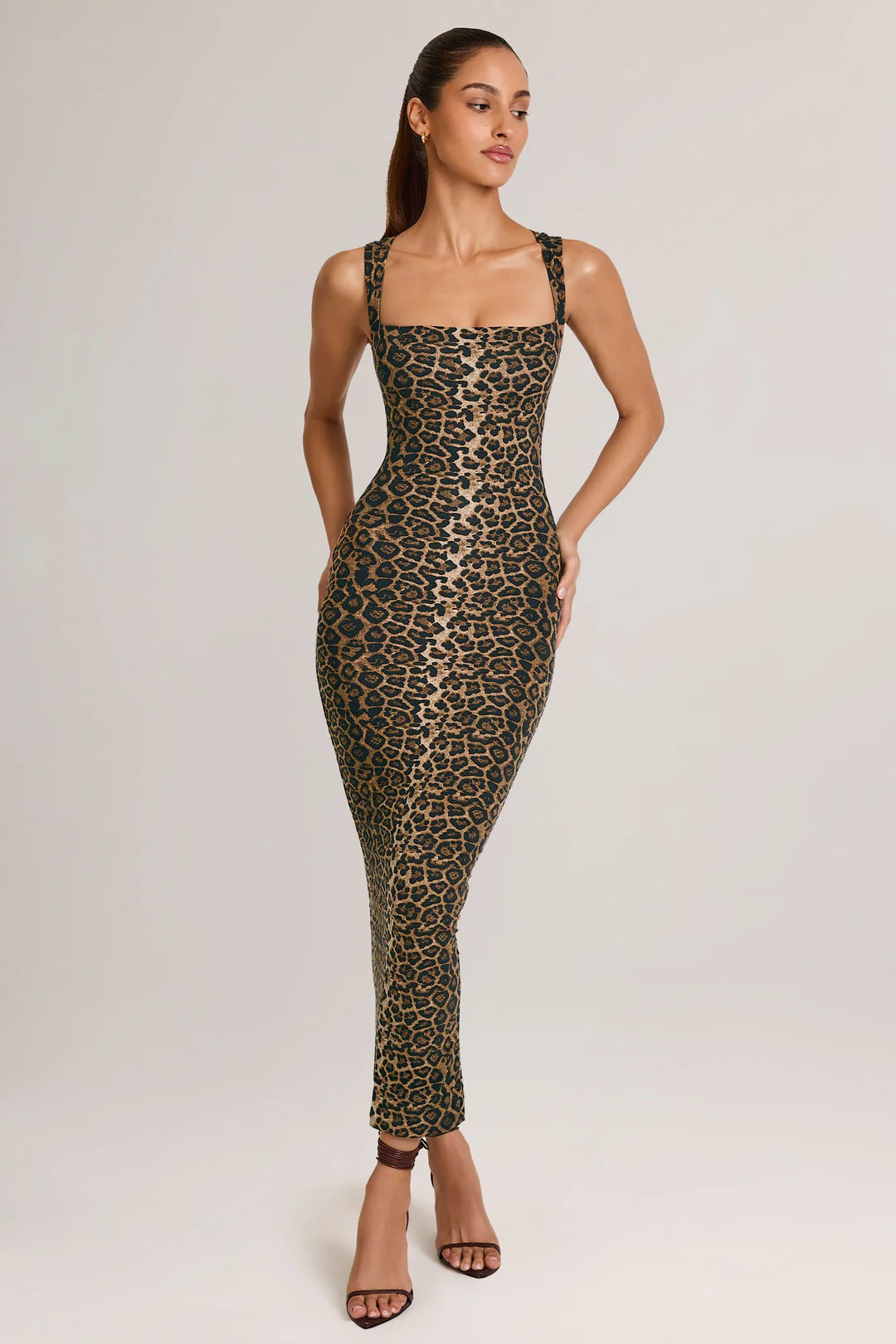 Ainslee | Leopard Print Bodycon Dress