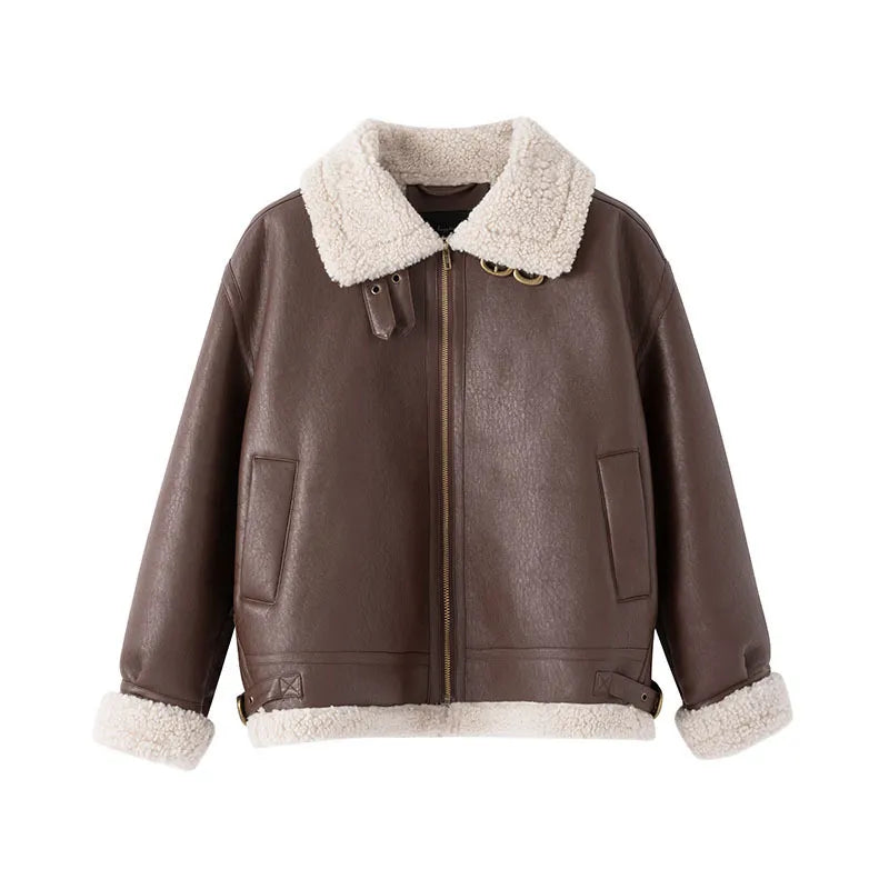 Mylene | Aviator Jacket