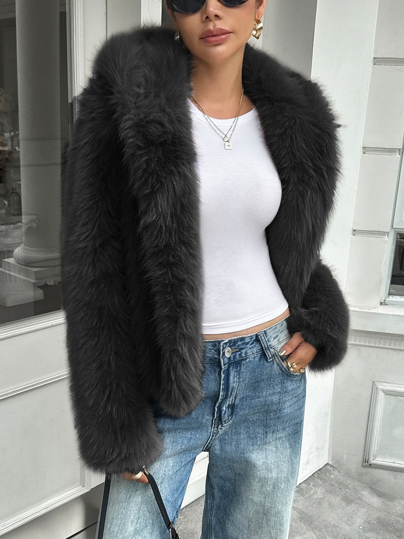 Miranda | Fleece Long Sleeve Coat