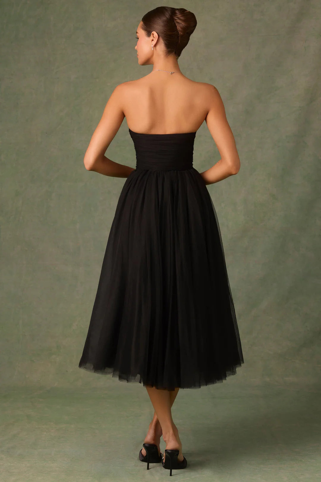 Tulle Corset Midaxi Dress