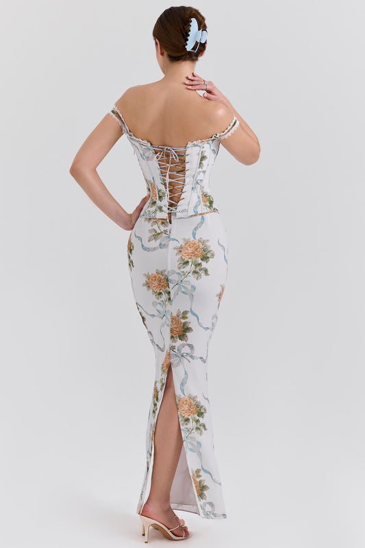 Sculpted Elegance Fishbone Corset Tube Dress