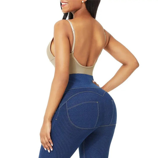 Roupas de quadril transfronteiriças, justas, sem costas, barriga, contração, cintura, modelador corporal, espartilho, peça única, costas em T, emagrecimento