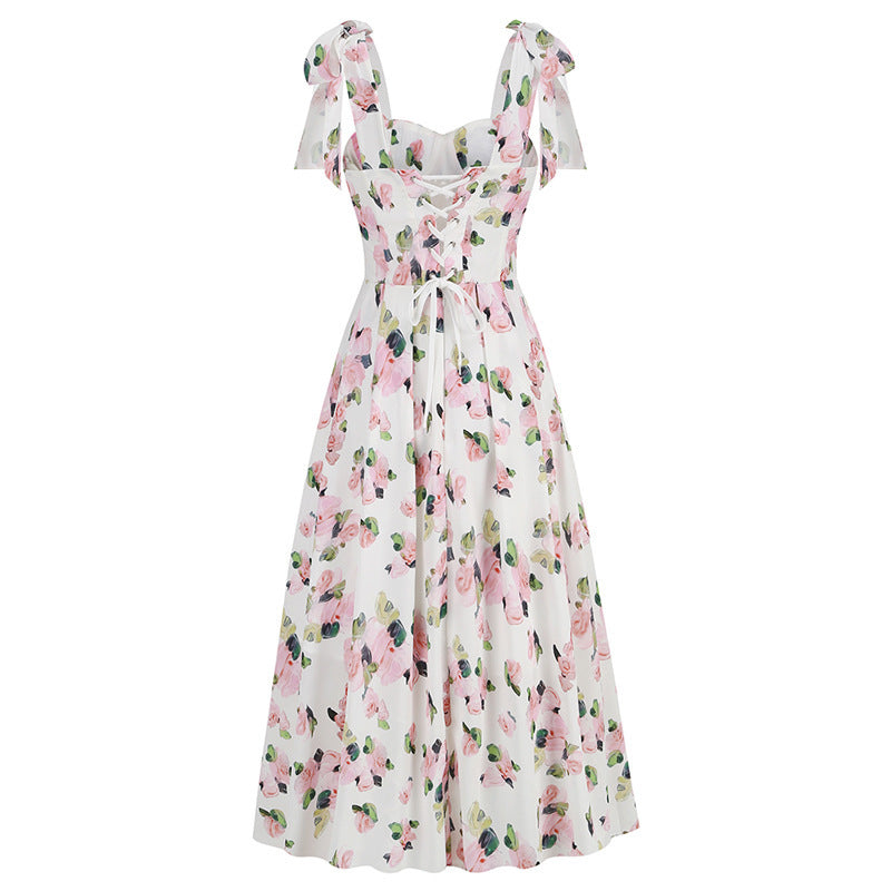 Chic and Sleek Autumn Suspender Dress