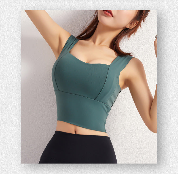 Crop Top Solid Athletic Fitness Shirt