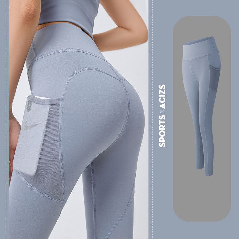 Leggings con bolsillo | Deportivos | Leggings de gimnasio | Mallas deportivas con control de abdomen para mujer