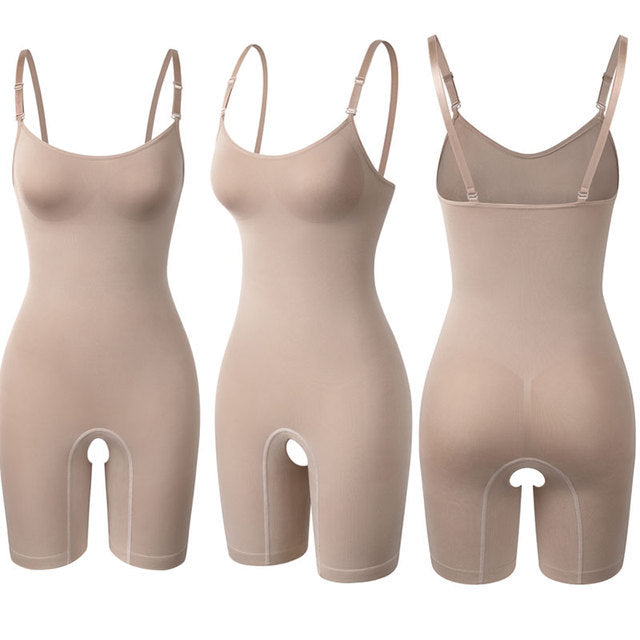 Body modelador feminino, modelador de corpo inteiro, controle de barriga, slim