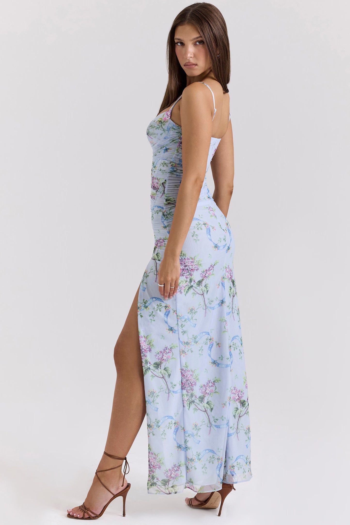 Lace Allure Slim-Fit Sling Dress